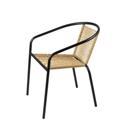 CASA Verona Silla Apilable Natural Cheap