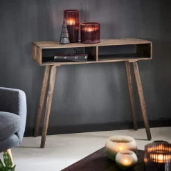 CASA Vintage Consola Marron, Natural Clearance