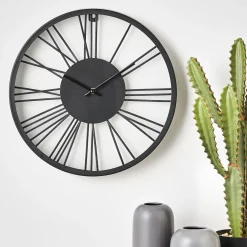 CASA Wheel Reloj De Pared Negro Outlet