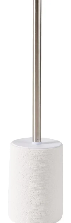 CASA White Elegance Cepillo Wc En Soporte Blanco, Plateado Sale