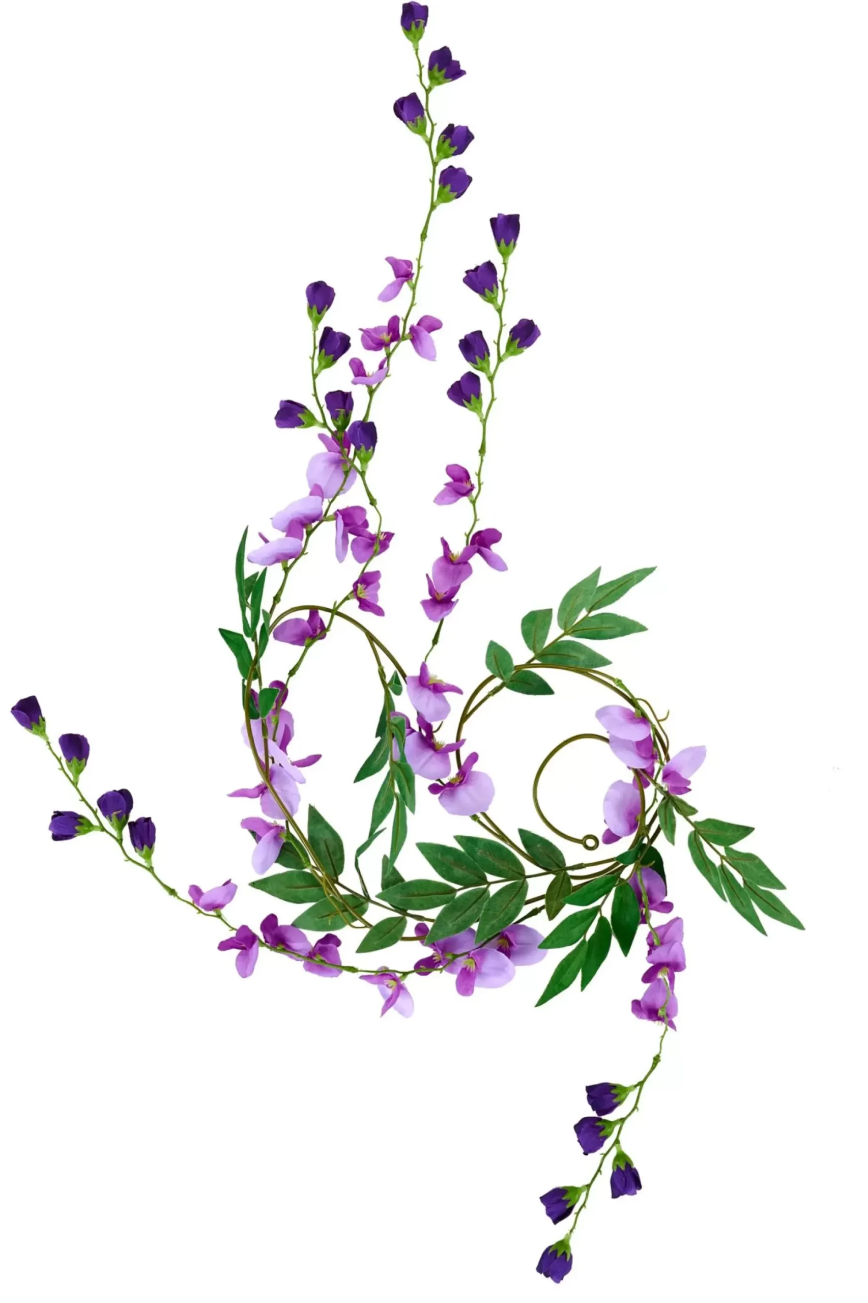 CASA Wisteria Guirnalda Verde, Morado, Morado Claro Hot