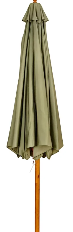 CASA Wood Parasol Sin Pie Verde Best