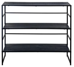 CASA Xavier Estanteria De Pared Negro Cheap