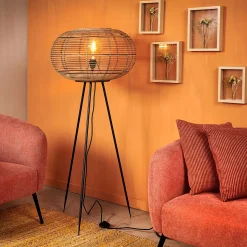 CASA Zanzi Lampara De Pie E27 Natural Clearance